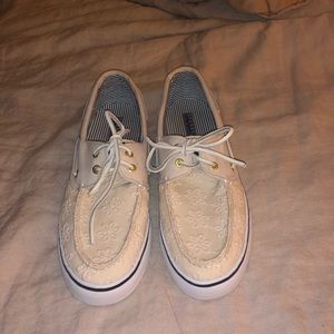 Sperry Embroidered Boat Shoes
